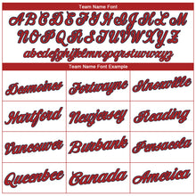 Load image into Gallery viewer, Custom Cream Red-Navy Performance T-Shirt