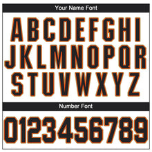 Load image into Gallery viewer, Custom Cream Black-Orange Performance T-Shirt