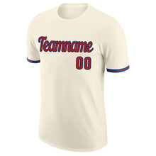 Load image into Gallery viewer, Custom Cream Red-Royal Performance T-Shirt