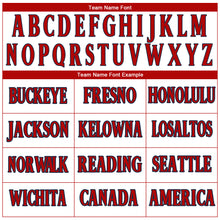 Load image into Gallery viewer, Custom Cream Red-Navy Performance T-Shirt