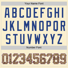 Load image into Gallery viewer, Custom Cream Camo-Royal Authentic Throwback Basketball Jersey