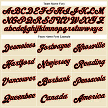 Load image into Gallery viewer, Custom Cream Black Pinstripe Black-Orange Authentic Basketball Jersey