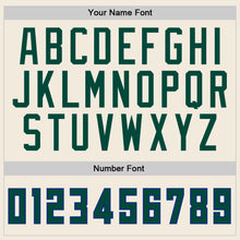 Load image into Gallery viewer, Custom Stitched Cream Hunter Green-Royal Sports Pullover Sweatshirt Hoodie