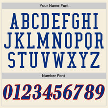 Load image into Gallery viewer, Custom Cream Royal-Red Performance T-Shirt