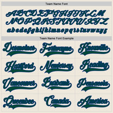 Load image into Gallery viewer, Custom Cream Green-Royal Hockey Jersey