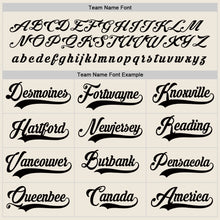 Load image into Gallery viewer, Custom Cream Black Hockey Jersey