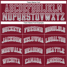 Load image into Gallery viewer, Custom Crimson Gray-White Authentic Drift Fashion Baseball Jersey