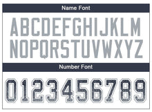 Load image into Gallery viewer, Custom Navy Light Gray-White Drift Fashion Football Jersey