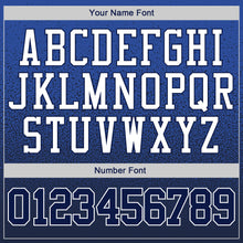 Load image into Gallery viewer, Custom Stitched Royal Navy-White Fade Fashion Sports Pullover Sweatshirt Hoodie