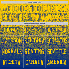 Load image into Gallery viewer, Custom Stitched Royal Gold Fade Fashion Sports Pullover Sweatshirt Hoodie