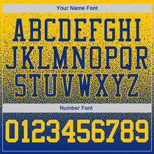 Load image into Gallery viewer, Custom Stitched Royal Gold Fade Fashion Sports Pullover Sweatshirt Hoodie