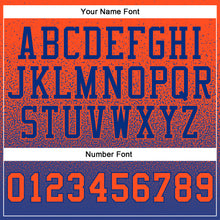 Load image into Gallery viewer, Custom Stitched Royal Orange Fade Fashion Sports Pullover Sweatshirt Hoodie