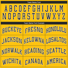 Load image into Gallery viewer, Custom Gold Black-White Performance T-Shirt