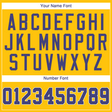 Load image into Gallery viewer, Custom Gold Purple-White Performance T-Shirt