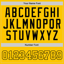 Load image into Gallery viewer, Custom Stitched Gold Gold-Black Sports Pullover Sweatshirt Hoodie