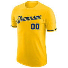 Load image into Gallery viewer, Custom Gold Royal Performance T-Shirt