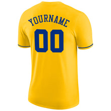 Load image into Gallery viewer, Custom Gold Royal Performance T-Shirt