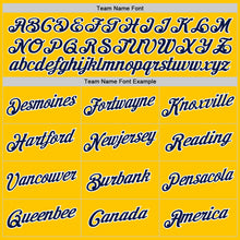 Load image into Gallery viewer, Custom Gold Navy-White Performance T-Shirt