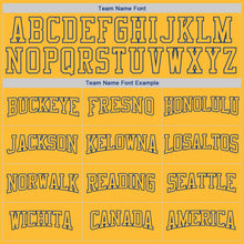 Load image into Gallery viewer, Custom Stitched Gold Gold-Royal Sports Pullover Sweatshirt Hoodie