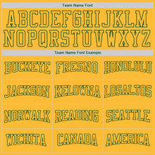 Load image into Gallery viewer, Custom Stitched Gold Gold-Green Sports Pullover Sweatshirt Hoodie