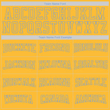 Load image into Gallery viewer, Custom Stitched Gold Gold-Light Blue Sports Pullover Sweatshirt Hoodie