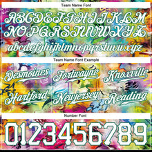 Load image into Gallery viewer, Custom Scratch Graffiti Pattern White-Kelly Green 3D Authentic Basketball Shorts