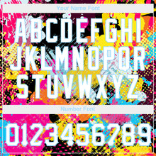 Load image into Gallery viewer, Custom Graffiti Bright Psychedelic Pattern White-Light Blue 3D Authentic Baseball Jersey