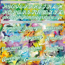 Load image into Gallery viewer, Custom Graffiti Pattern White-Kelly Green 3D Performance T-Shirt