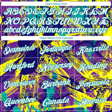 Load image into Gallery viewer, Custom Graffiti Abstract Urban Pattern White-Aqua 3D Performance T-Shirt