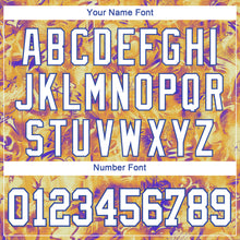 Load image into Gallery viewer, Custom Stitched Splashes Graffiti Pattern White-Royal 3D Sports Pullover Sweatshirt Hoodie