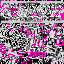 Load image into Gallery viewer, Custom Stitched Graffiti Pattern White-Black 3D Sports Pullover Sweatshirt Hoodie