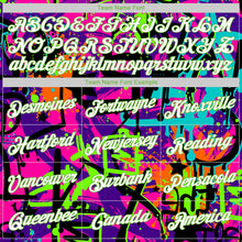 Load image into Gallery viewer, Custom Stitched Graffiti Pattern Neon Green-White 3D Sports Pullover Sweatshirt Hoodie