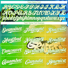 Load image into Gallery viewer, Custom Graffiti Pattern Neon Green-White 3D Authentic Baseball Jersey