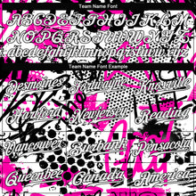 Load image into Gallery viewer, Custom Graffiti Pattern White-Black 3D Authentic Baseball Jersey