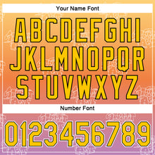 Load image into Gallery viewer, Custom Graffiti Pattern Gold-Black 3D Authentic Baseball Jersey