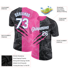 Load image into Gallery viewer, Custom Graffiti Pattern White-Light Blue 3D Performance T-Shirt