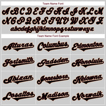 Load image into Gallery viewer, Custom Gray Black-City Cream Authentic Baseball Jersey