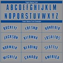 Load image into Gallery viewer, Custom Gray Red-Royal Performance T-Shirt