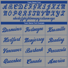 Load image into Gallery viewer, Custom Gray Royal-Red Performance T-Shirt