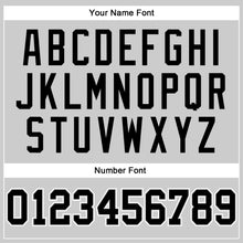 Load image into Gallery viewer, Custom Gray Black-White Authentic Throwback Rib-Knit Baseball Jersey Shirt