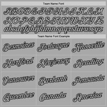 Load image into Gallery viewer, Custom Stitched Gray Gray-Black Sports Pullover Sweatshirt Hoodie