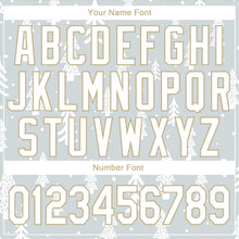 Load image into Gallery viewer, Custom Stitched Gray White-Old Gold Christmas 3D Sports Pullover Sweatshirt Hoodie