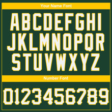 Load image into Gallery viewer, Custom Green White-Gold Authentic Baseball Jersey