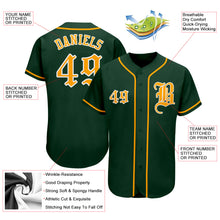 Load image into Gallery viewer, Custom Kelly Green White-Gray Authentic St. Patrick's Day Baseball Jersey