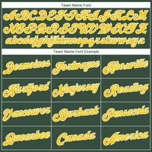 Load image into Gallery viewer, Custom Stitched Green Gold-White Sports Pullover Sweatshirt Hoodie