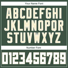 Load image into Gallery viewer, Custom Stitched Green White-Cream Sports Pullover Sweatshirt Hoodie