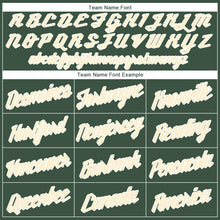 Load image into Gallery viewer, Custom Stitched Green White-Cream Sports Pullover Sweatshirt Hoodie