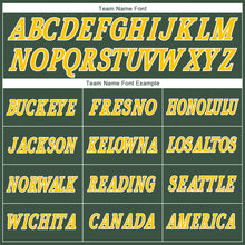 Load image into Gallery viewer, Custom Stitched Green Gold-White Sports Pullover Sweatshirt Hoodie