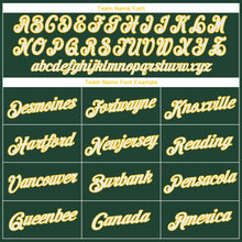 Load image into Gallery viewer, Custom Green White-Gold Performance T-Shirt