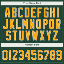 Load image into Gallery viewer, Custom Green Gold-White Performance T-Shirt